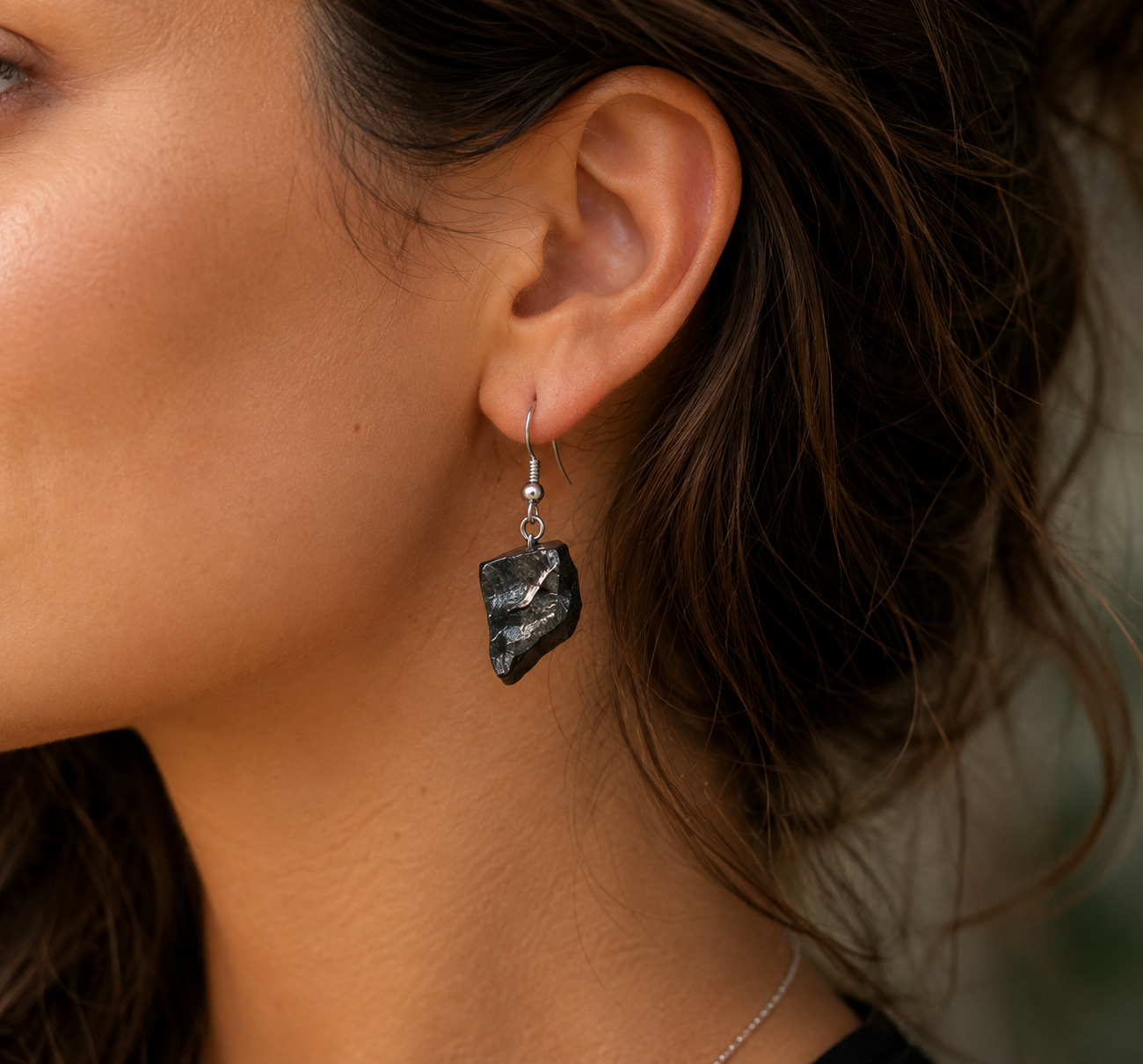 Noble Shungite Earrings