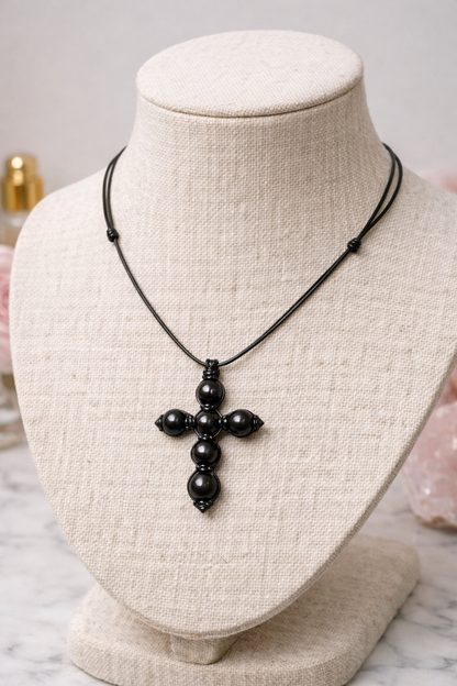 Shungite Cross Pendant