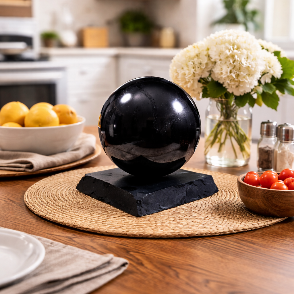 Sphere Harmonizer with Shungite Stand