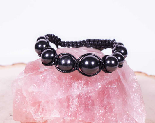 Retro 70s Shungite Bracelet image 1