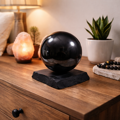 Sphere Harmonizer with Shungite Stand