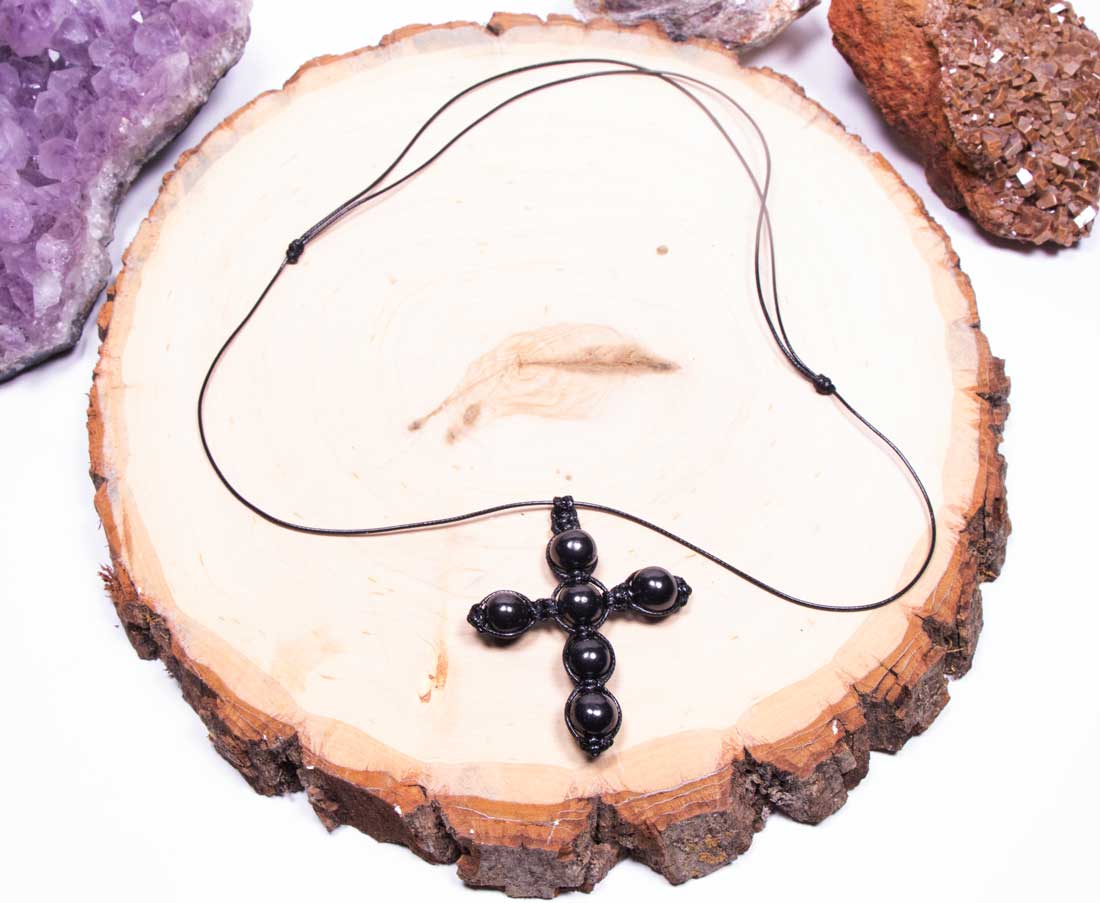 Shungite Cross Pendant image 3