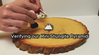 Mini Shungite Pyramid - 3 Pack